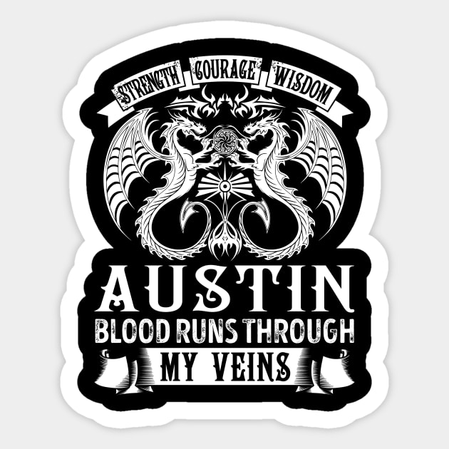 AUSTIN Sticker by Kallamor